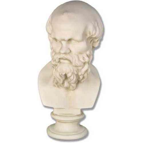Socrates Bust Display Decor (22-Inch)