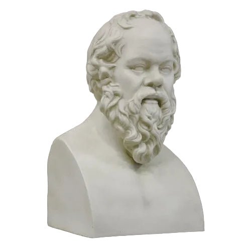Socrates Chest Up Bust Display Decor (21-Inch)