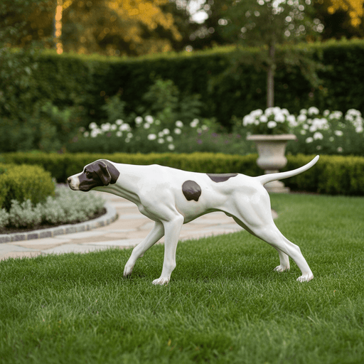Sparrow Bird Garden Statue (51 - Inch) Side Angle