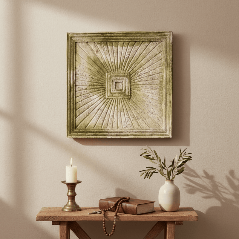Square Frame Garden Plaque (25.0 - Inch)