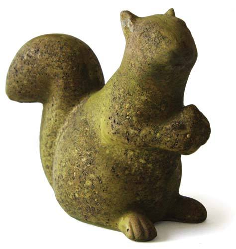 Squirrel Garden Statue (7-Inch)