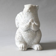Squirrel Garden Statue (7.5 - Inch) Angled View