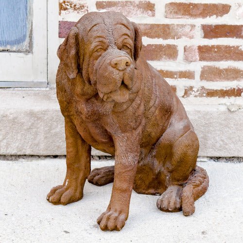 St Bernard Dog Statue (24 - Inch) Angled View