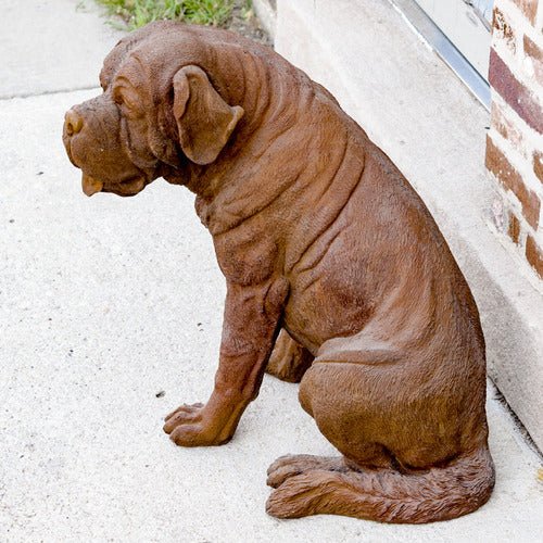 St Bernard Dog Statue (24 - Inch) Side Angle