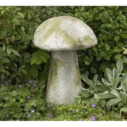 Staddle Stone Mushroom Outdoor Statue (24 - Inch)