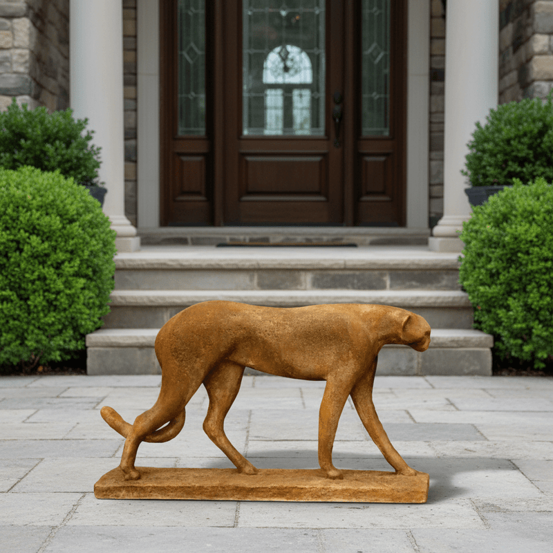 Stalker Garden Statue (15 - Inch) Side Angle