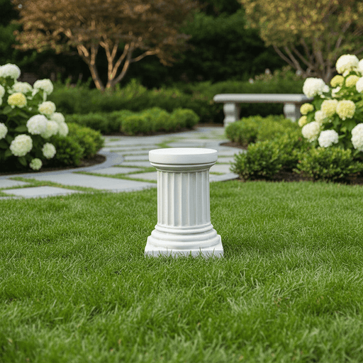Standard Column Outdoor Statue (18 - Inch) Side Angle