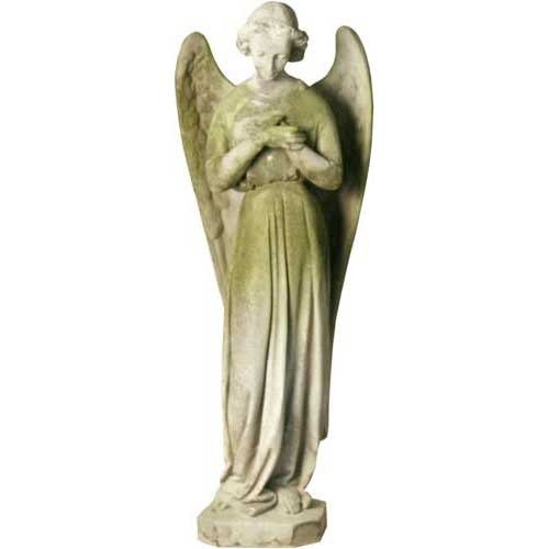Standing Angel Outdoor Statue (25 - Inch)