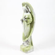 Standing Angel Outdoor Statue (34 - Inch) Other Angle