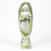 Standing Angel Outdoor Statue (34 - Inch) Side View