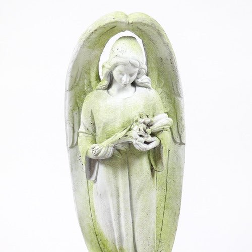 Standing Angel Outdoor Statue (34 - Inch)