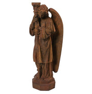 Standing Angel With Candlestick Outdoor Statue (27 - Inch)