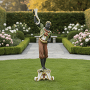 Standing Black Moore Right Statue (69 - Inch) Side Angle