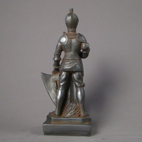 Standing Knight In Armor Statue (13 - Inch) Other Angle