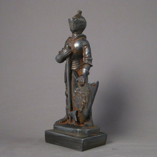 Standing Knight In Armor Statue (13 - Inch) Different Angle