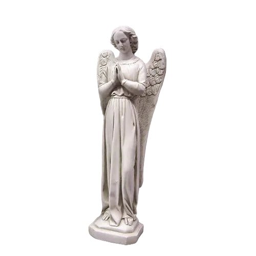 Standing Prayer Angel Outdoor Statue (21-Inch)