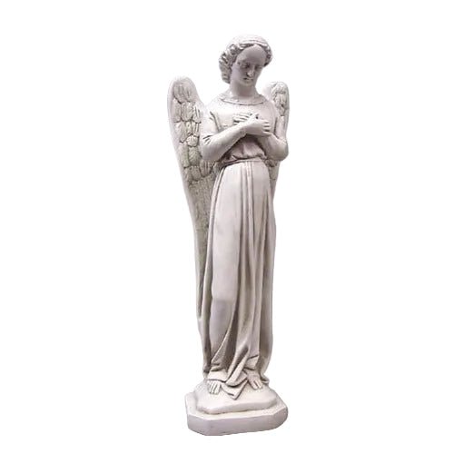 Standing Prayer Angel Outdoor Statue (21-Inch)