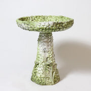 Stone And Flower Birdbath Statue (22 - Inch) Different Angle