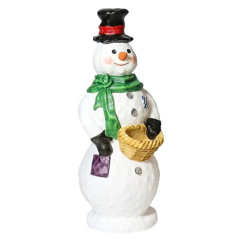 Stone Cold Snowman Statue Bfrlc (37 - Inch) Side View