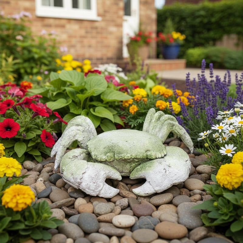 Stone Crab Statue (5 - Inch) Side Angle