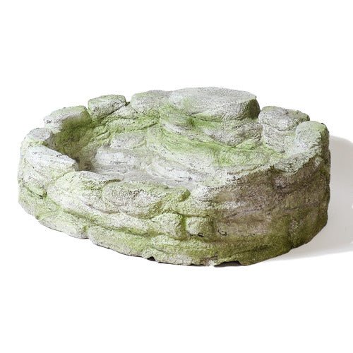 Stone Pool Garden Fountain (47 - Inch) Side View