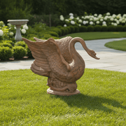 Swan Garden Statue (29 - Inch) Side Angle
