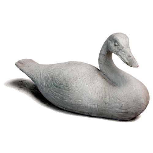 Swan Garden Statue (9 - Inch) Side View