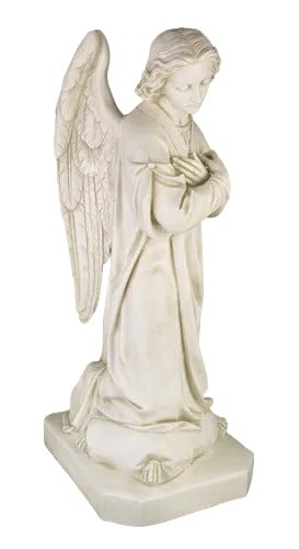 Sympathy Winged Angel Outdoor Statue (39 - Inch) Side View