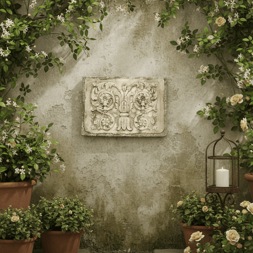 Tanzarian Garden Plaque (34.0 - Inch) Side Angle