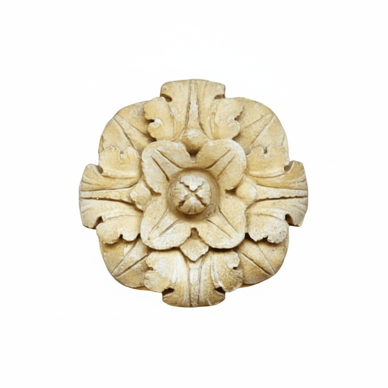 Tara Rosette Outdoor Statue (12 - Inch) Side View