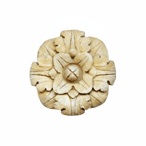 Tara Rosette Outdoor Statue (12 - Inch) Side View