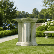 Temple Pedestal Statue (29 - Inch) Side Angle
