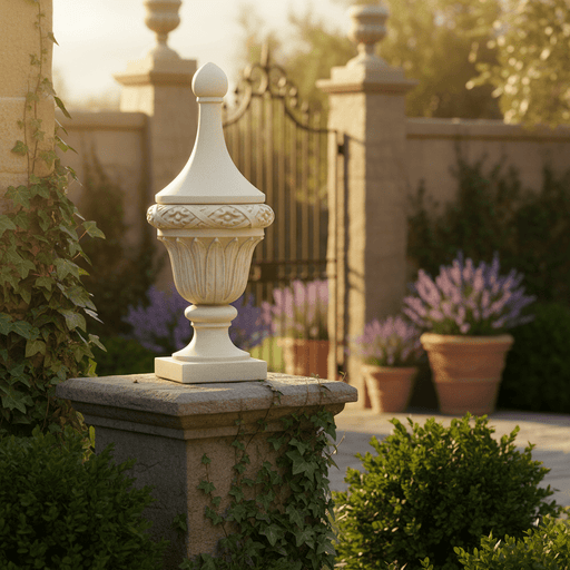 Theatre Holder Outdoor Statue (14 - Inch) Side Angle