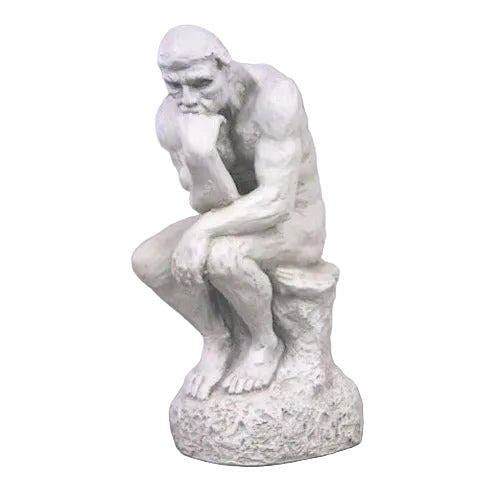 Thinker By Rodin Statue (12-Inch)