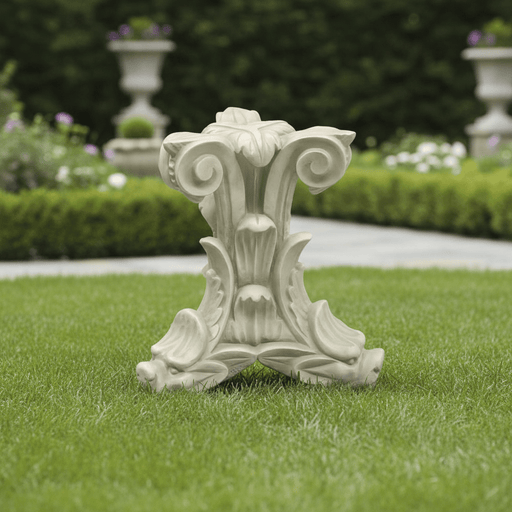 Three Beast Outdoor Statue (18 - Inch) Side Angle