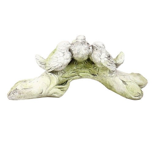 Three Birds Of A Feather Statue (9 - Inch) Side View