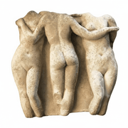 Three Graces Frieze Statue (15 - Inch) Side View