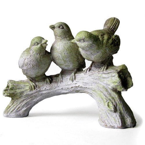 Three Singing Birds Garden Statue (5.41 - Inch)