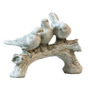 Three Singing Birds Garden Statue (6 - Inch)