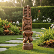 Tiki God Ft Statue (60 - Inch) Side Angle