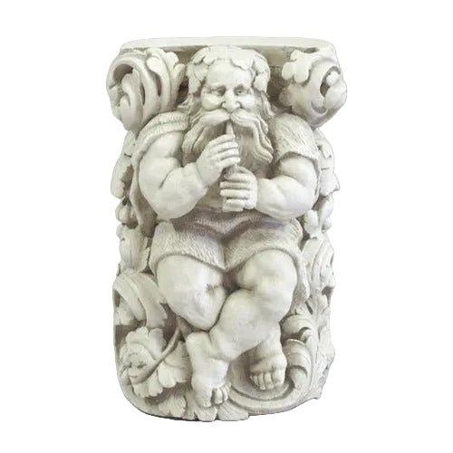 Titan Playing Flute Statue (15-Inch)