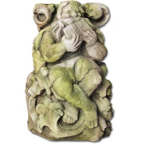 Titan Playing Pan Flute Statue (15 - Inch)