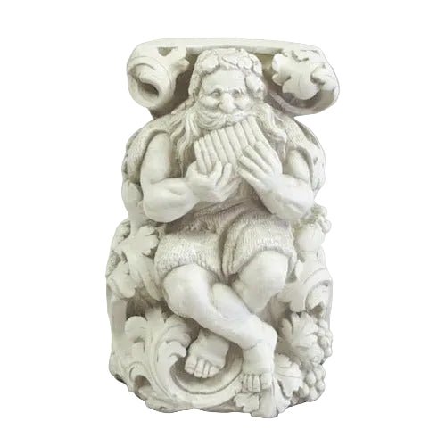 Titan Playing Pan Flute Statue (15-Inch)