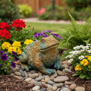 Toad Garden Statue (4.94 - Inch) Side Angle