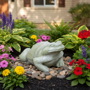 Toad Garden Statue (5 - Inch) Side Angle