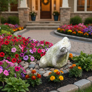 Toad Garden Statue (6 - Inch) Side Angle