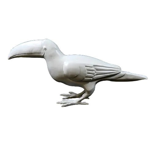 Toucan Bird Garden Statue (18 - Inch) Side View