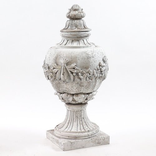 Tower Wall Finial Outdoor Statue (31 - Inch) Side View