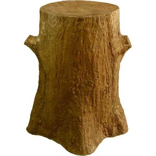 Tree Trunk Pedestal Statue (30-Inch)