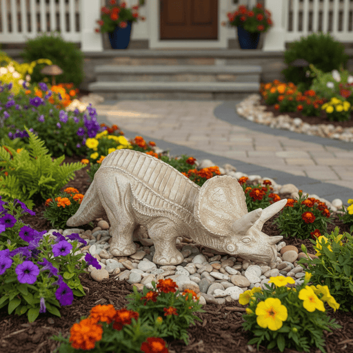 Triceratops Garden Statue (9-Inch)